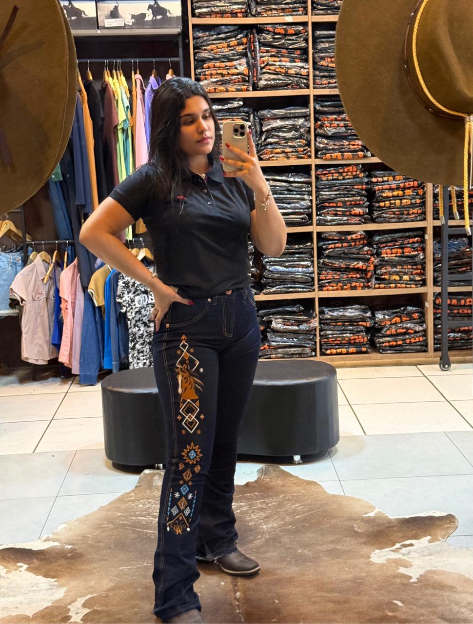 Coleção Calças Jeans Femininas – Estilo Country Premium - foto 18
